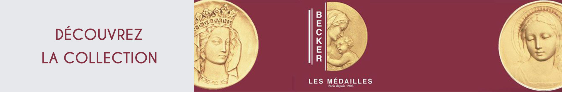 Médaille et symbole - Becker - Christ